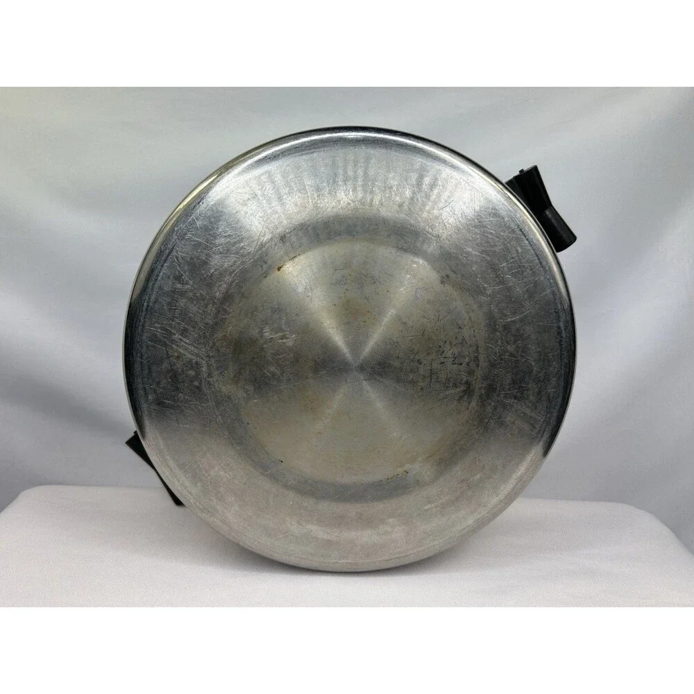 Saladmaster Stainless Steel 18-8 Tri Clad 6 Quart Stock Pot with Vapo Lid USA